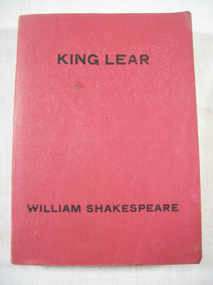 William Shakespeare King Lear Miniature Paperback Book