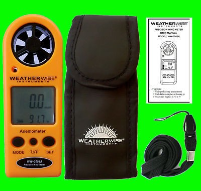 HANDHELD WIND MONITOR for HOME TURBINE GENERATOR TURBIN