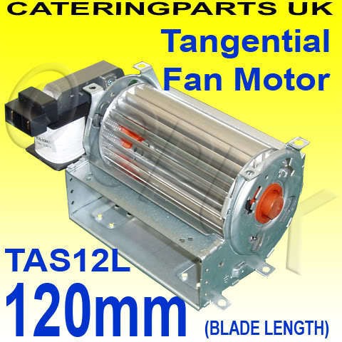 TAS12L 120mm LONG 60mm 240 VOLT TANGENTIAL FAN MOTOR