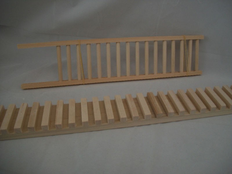 Railing Assembly Gluing Jig #1 dollhouse & miniatures