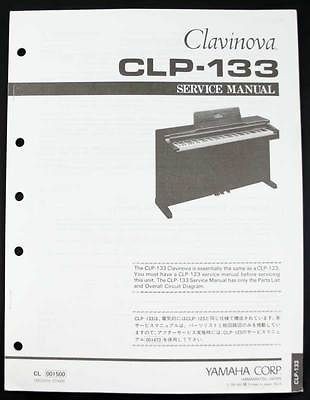 YAMAHA Clavinova CLP   133   SERVICE MANUAL