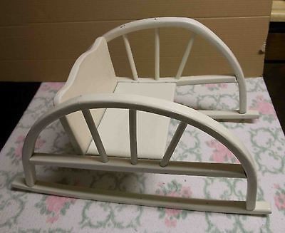 Vintage Childs Baby Wooden Rocker Rocking Chair