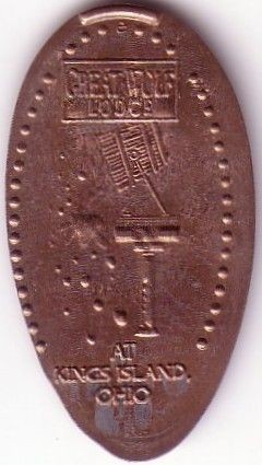 Great Wolf Lodge Kings Island Ohio Retired Souvenir Pressed Penny