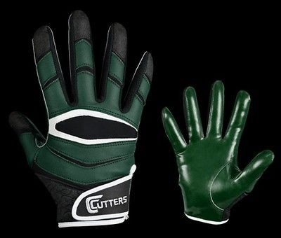   X40 C Tack Revolution Football Receiver Gloves Green Youth Medium