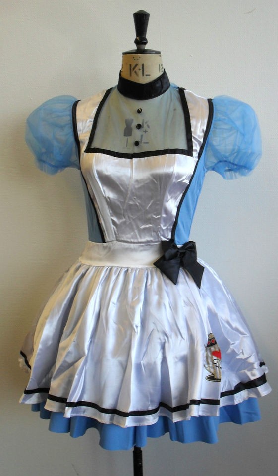 ALICE IN WONDERLAND TEA TIME COSTUME DRESS LEG AVENUE S LOLITA PARTY 