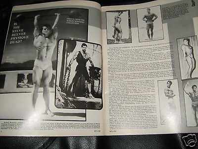 Muscle Training Bodybuilding Fitness Magazine Steve Reeves/Andreas 
