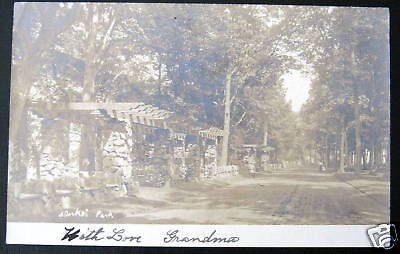 Paramus NJ~1906 DUNKER HOOK PARK ~or HILLSBOROUGH NJ DUKES PARK? RPPC