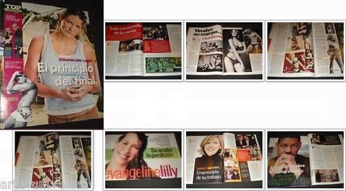 EVANGELINE LILLY NANCY MEYERS CRISTIANO RONALDO MAGAZINE MEXICO