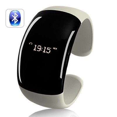 Bluetooth Fashion Bracelet w/ Time Display   Call/Distance Vibration 