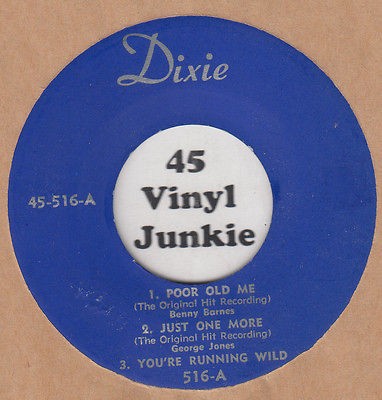 George Jones, Benny Barnes and others 7 six song EP on Dixie Records
