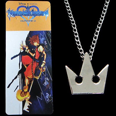 NEW KINGDOM HEARTS I/II 1/2 Sora Keyblade Necklace Pendant Cosplay 