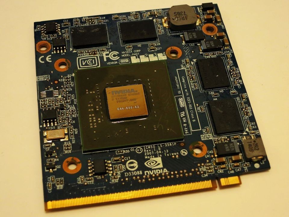 Nvidia GeForce 8600M GT 512MB DDR2 MXM II For Acer 5920G 9920G UK