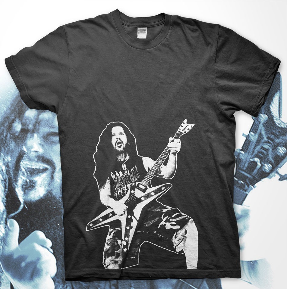 DIMEBAG DARRELL ABBOTT   High Quality T Shirt RIP Pantera METAL Dean 