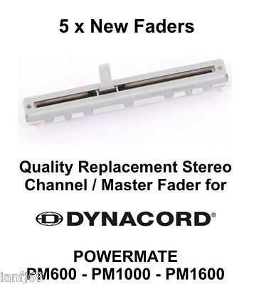 DYNACORD POWERMATE PM600   1000   1600 replacement channel stereo 