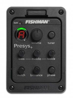 Fishman PRESYS+ Onboard Guitar Preamp, Sonicore Undersaddle Pickup