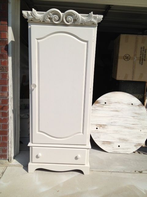 shabby chic armoire in Armoires & Wardrobes