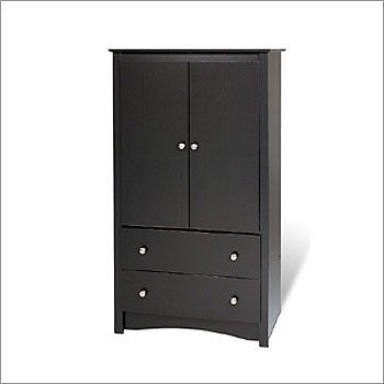 black armoire in Armoires & Wardrobes