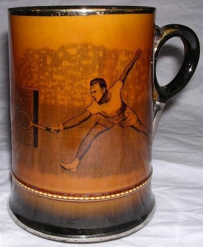   Mug Stein Silver Lustre Arthur Wood Royal Bradwell Sports Series