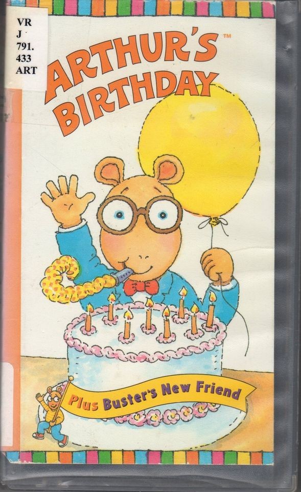 ARTHURS BIRTHDAY VHS VIDEO