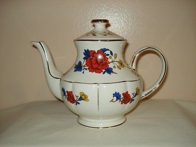 Vintage from England by Arthur Wood Flowered / Wildflower Teapot 5453