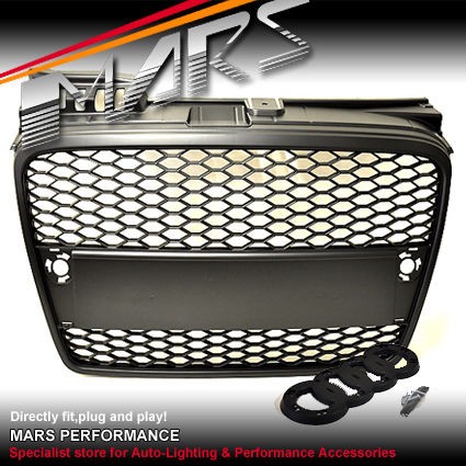 RS HONEY COM FRONT GRILLE GRILL AUDI A4 RS4 B7 05 08 BB