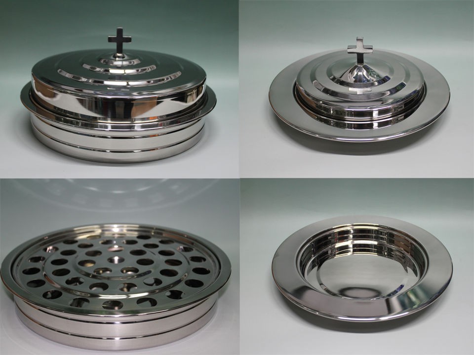 Stainless Steel Communion Tray set and Bread Tray set (brand new)