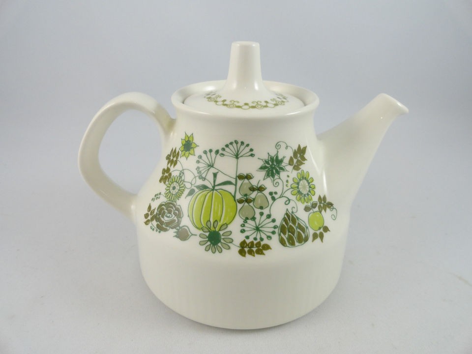 Figgjo Flint Turi Market Design Pottery Teapot Norway