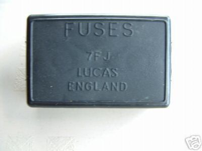 TRIUMPH TR 250 TR5 TR6 MG, MGB LUCAS FUSE BOX COVER