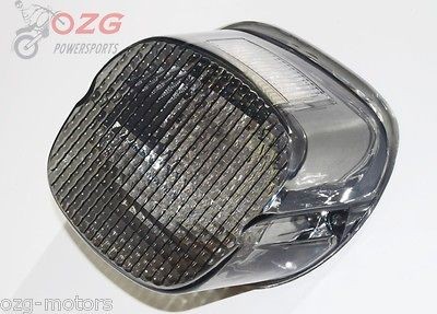 Smoke lens tail brake LED light Harley Davidson motorcycle stop lamp 