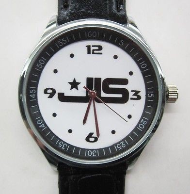JLS Logo Aston Merrygold Marvin JB Oritse Leather Watch