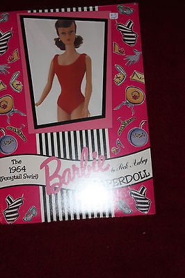 The 1964(Ponytail Swirl) Barbie Paper Doll by Peck Aubry 1994 NRFP