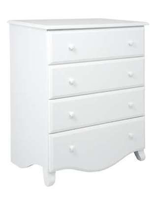 DaVinci Emily 4 Drawer Dresser in White