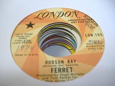 Rock Promo 45 FERRET Hudson Baby on London