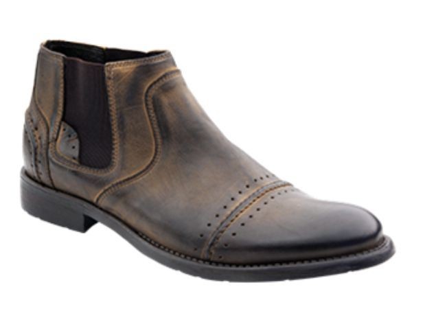 NIB Bacco Bucci Borelli Boot in Cognac Leather