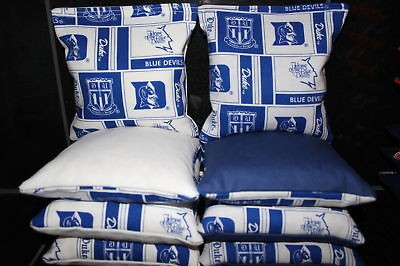 DUKE UNV. 8 CORNHOLE BEAN BAGS GAMES BAGGO HANDMADE