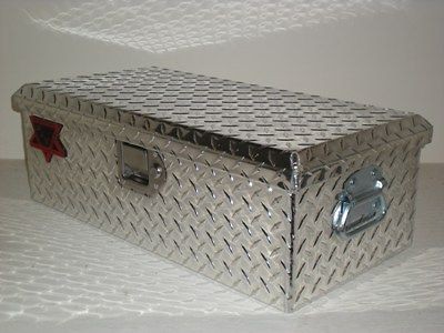 24L x 8.5H Aluminum Tote Truck ATV Trailer Tool Box