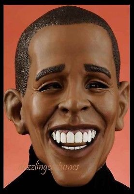 deluxe president barack obama mask costume accessory prop barak 