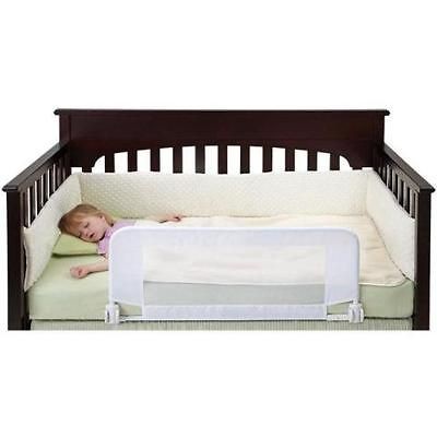 dexbaby Safe Sleeper Convertible Crib Bed Rail, White