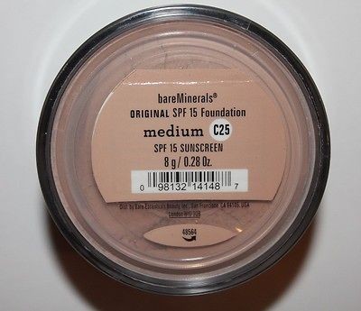 Bare Escentuals bareMinerals Medium SPF 15 Foundation 8g New Click 