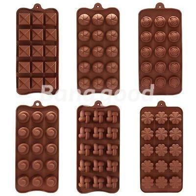 Chocolate Cake Cookie Muffin Candy Jelly Baking Silicone Mould Mold 