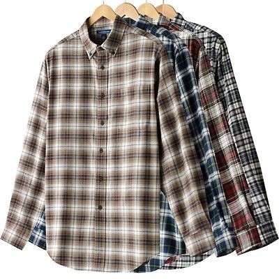 Croft & Barrow Mens Flannel Plaid Shirt~Various colors and sizes~$28 