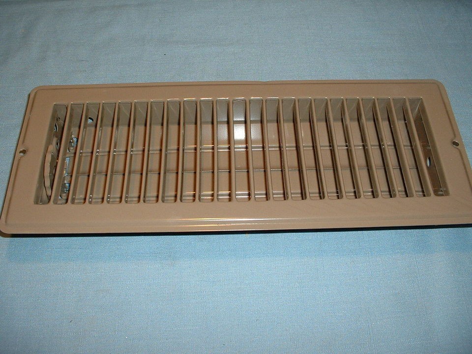 BOAT,HOME FURNACE FLOOR REGISTER,4X12,​BROWN