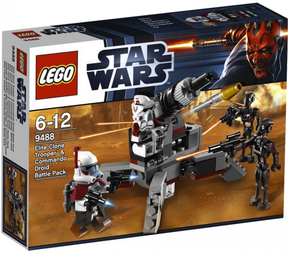 LEGO star wars 9488 Elite Clone Trooper & Commando Droid Battle Pack 