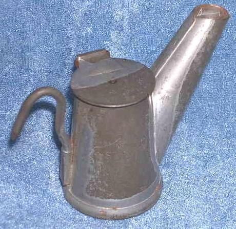   TIN STAR TEAPOT MINERS HAT OIL LAMP BEALL BROS ALTON,IL. PEABODY COAL