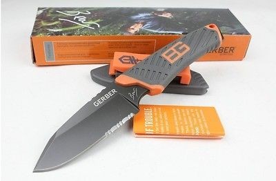 Brand New Gerber Bear Grylls Compact Fixed Blade Survival Saw Knife 