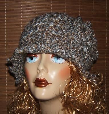 ELEGANT CROCHET CLOCHE FLAPPER STYLE HATS SOFT AS A CLOUD