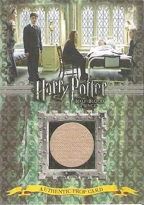   POTTER HALF BLOOD PRINCE RONS HOSPITAL BED SHEETS P3 PROP CARD 090/190