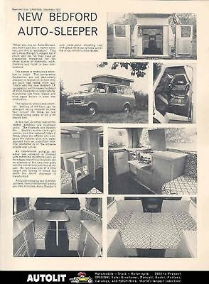 1970 Bedford CF Autosleeper Caravan Camper Van Brochure