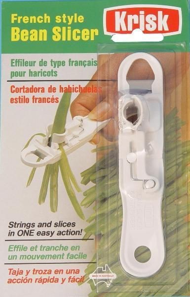 Krisk French Style Bean Slicer, Strings & Slices NEW