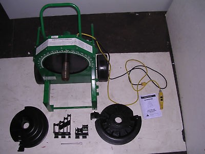 Greenlee 555 Conduit Pipe Bender 2 PVC Shoes 2 Rollers